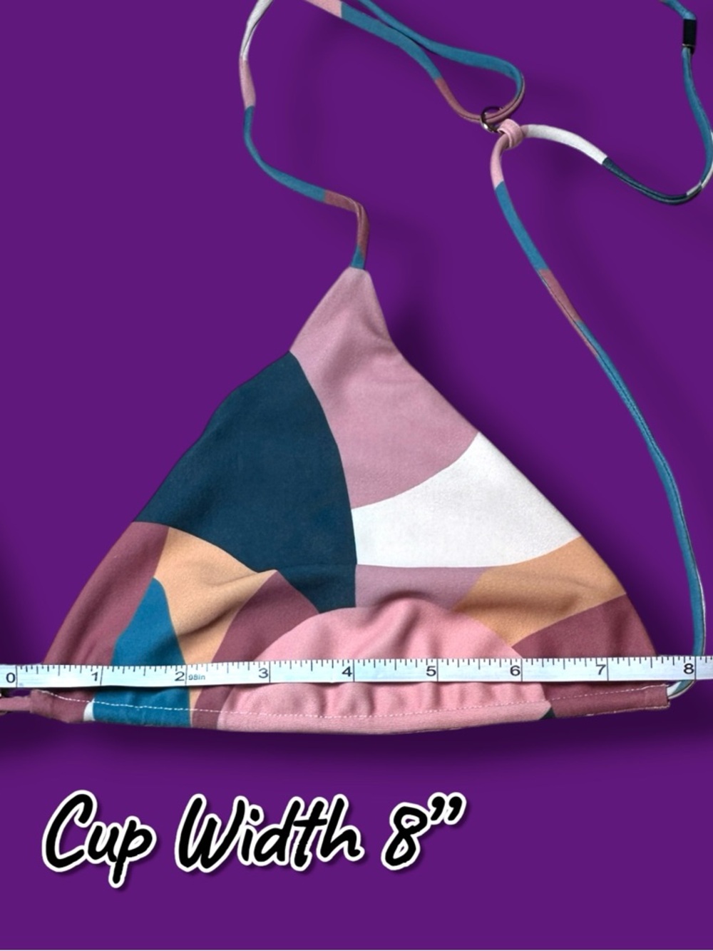 Juillet FARRAH Triangle Bikini Top (Large) and High Waist Bottoms (Medium) - Picture 6 of 14
